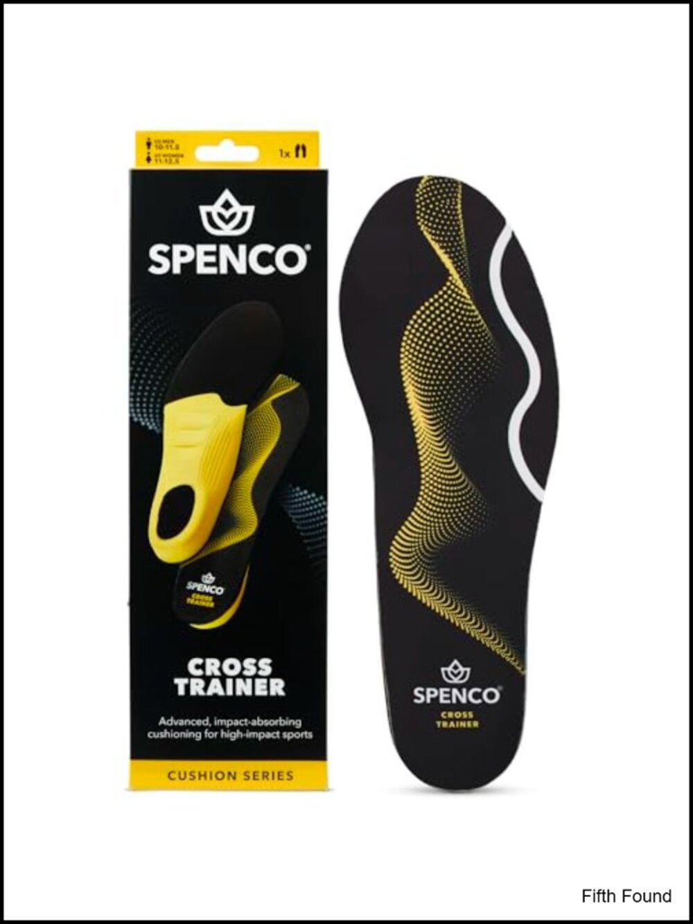 Spenco Polysorb Cross Trainer Insoles Cushioning Arch Support